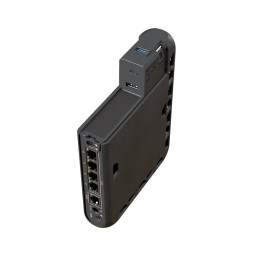 MikroTik MA53UG+HbeH, hAP be3 Media Wi-Fi 7 Router, BE9300, 5x2.5G, MicroSD, 2xUSB-A, 1xUSB-C