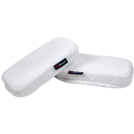 AROZZI Memory Foam Armrest Pads/ náhradní područky pro herní židle/ paměťová pěna/ bílé