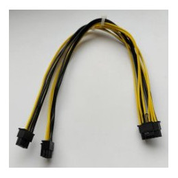 SUPERMICRO  CBL-PWEX-0962Y-50 GPU Power Cable 2x 6+4S to McHi 2x 4Y 1.64ft (50CM)