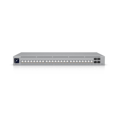 Ubiquiti Professional-grade, Layer 3 Etherlighting™ switch with (2) 10 GbE, (22) 2.5 GbE, and (4) 10G - poškozený obal