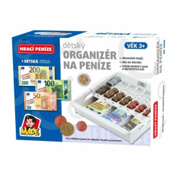 Box na peníze – organizér na euro mince a bankovky