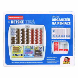 Box na peníze – organizér na euro mince a bankovky