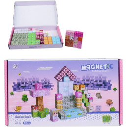 Magnetické kostky stavebnice, 81 dílů