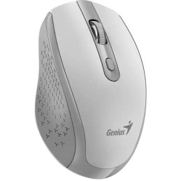 GENIUS NX-8040S WhiteGrey/ 1600 dpi/ bezdrátová/ 2,4GHz/ tichá/ bílošedá