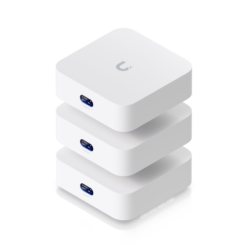 Ubiquiti UniFi Cloud Gateway, extrémně kompaktní 10G směrovač s integrovanou WiFi 7 (3 pack)