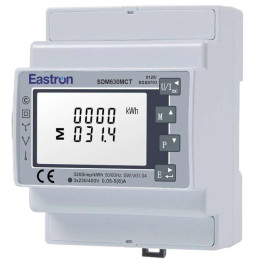 Eastron SDM630MCT- 1A/5A CT, elektroměr, jednofázový/třífázový, RS-485 RTU Modbus