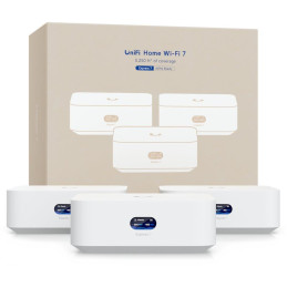 Ubiquiti UniFi Whole Home WiFi 3-pack - Sada 3x UniFi Express 7, MLO Meshing, Wi-Fi 7, 2,4/5/6GHz