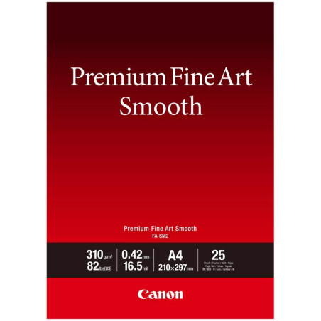 Canon fotopapír  FA-SM2  Premium FineArt Smooth A4 25 listů