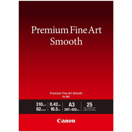 Canon fotopapír  FA-SM2  Premium FineArt Smooth A3 25 listů