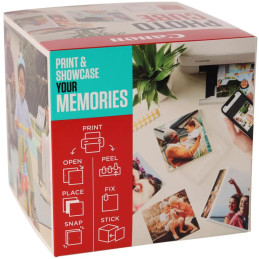 Canon fotopapír  PP-201  5x5 (PP-201 40listů) + Acrylic Photo Frame blue