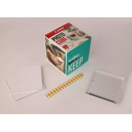 Canon fotopapír  PP-201  5x5 (PP-201 40listů) + Acrylic Photo Frame blue