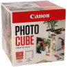 Canon fotopapír  PP-201  5x5 (PP-201 40listů) + Acrylic Photo Frame orange