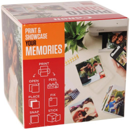 Canon fotopapír  PP-201  5x5 (PP-201 40listů) + Acrylic Photo Frame orange