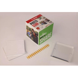 Canon fotopapír  PP-201  5x5 (PP-201 40listů) + Acrylic Photo Frame green