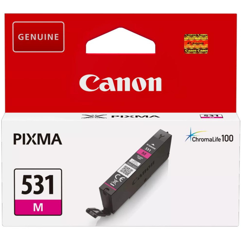 Canon inkoustová náplň CLI-531 M EUR Magenta