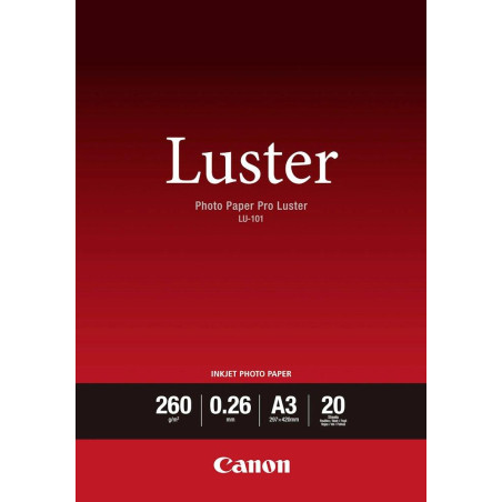 Canon fotopapír  LU-101 A3 20 listů Luster Paper
