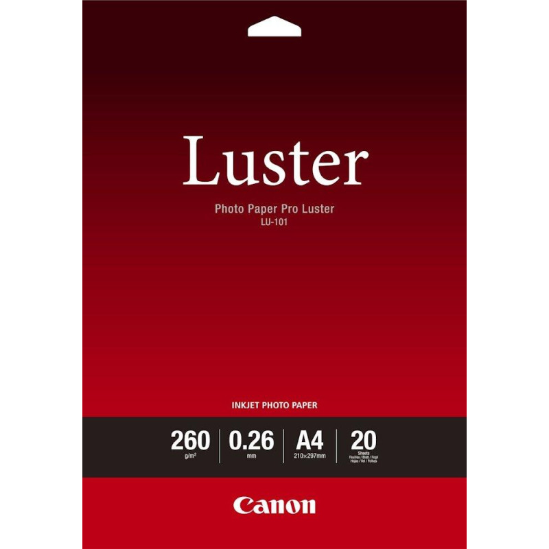 Canon fotopapír  LU-101 A4 20 listů Luster Paper