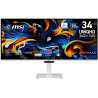 MSI Gaming PRO MAX 341QPXW14G/ 34"/ 3440x1440 / OLED/ 0,03ms/ 144Hz/ 250cd/m2/ 1500000:1/ HDMI/ DP/ USB-C/ VESA/ černý