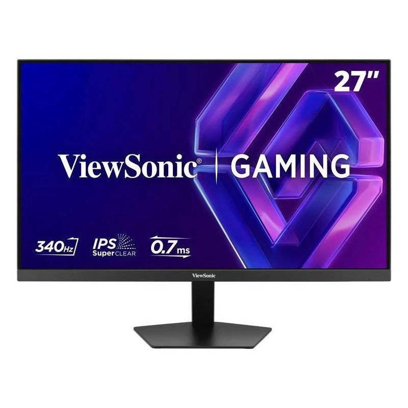 ViewSonic VX2738-2K 27"  IPS QHD 2560x1440  flat 0.7ms MPRT 340Hz gaming monitor, 2 HDMI, DisplayPort, úzký rámeček