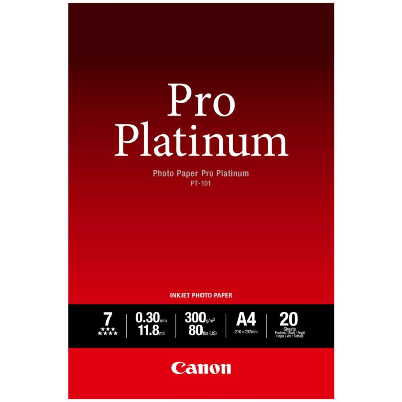Canon fotopapír PT-101/ A4/ Pro Platinum/ 20ks