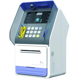 Dětská pokladnička bankomat s rozpoznáním obličeje