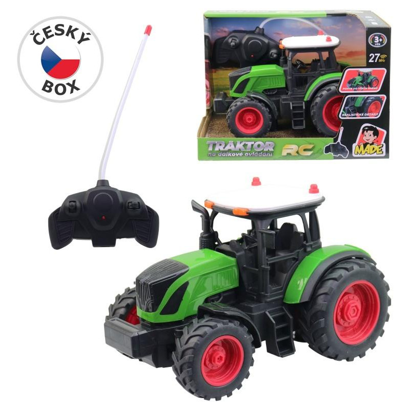 Farmářský traktor na dálkové ovládání, 22 cm