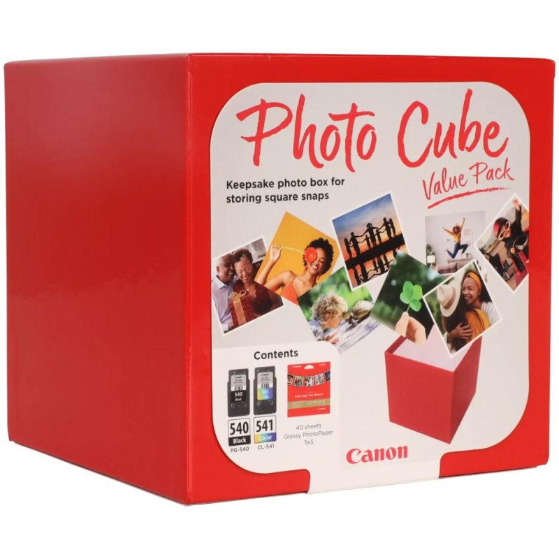 Canon inkoustová náplň PG-540/CL-541 PHOTO CUBE VALUE PACK 5x5 (PP-201 40listů)