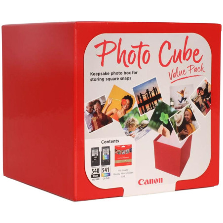 Canon inkoustová náplň PG-540/CL-541 PHOTO CUBE VALUE PACK 5x5 (PP-201 40listů)