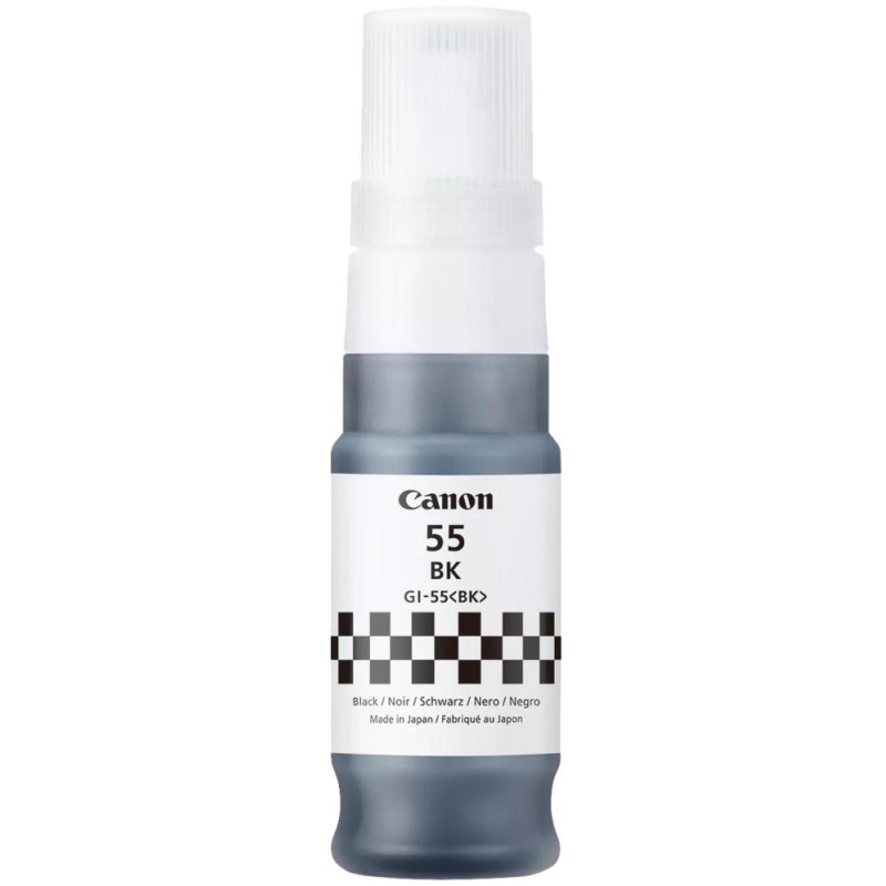 Canon inkoustová náplň GI-55 BK EUR černáinkoustová lahvička