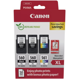 Canon inkoustová náplň PG-560XLx2/CL-561XL PVP 4x6 (GP-501 50listů)
