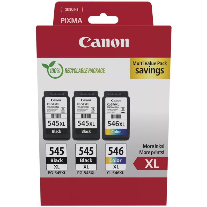 Canon inkoustová náplň PG-545XLx2/CL-546XL MULTI Ink Value Pack