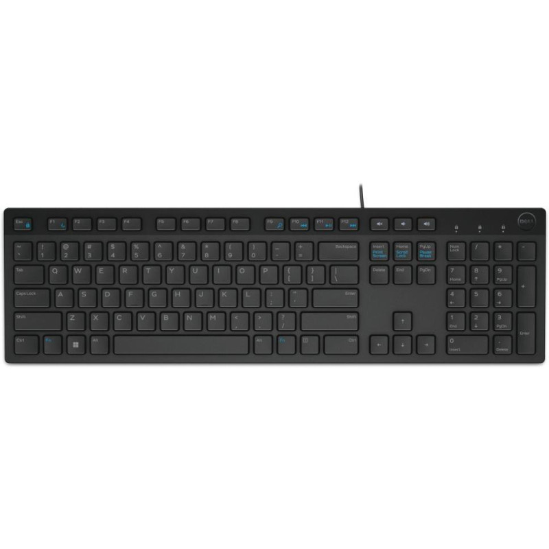 DELL klávesnice KB216/ multimediální/ Italská/ USB/ drátová/ černá