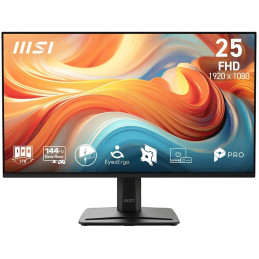 MSI PRO MP251 E14A/ 24"/ 1920x1080/ IPS/ 4ms/ 144Hz/ 300cd/m2/ 1500:1/ HDMI/ DP/ VESA/ černý