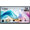 MSI PRO MP161E6T/ 15,6"/ 1920x1080/ IPS/ 4ms/ 60Hz/ 250cd/m2/ 1000:1/ dotykový/ HDMI/ VESA/ černý