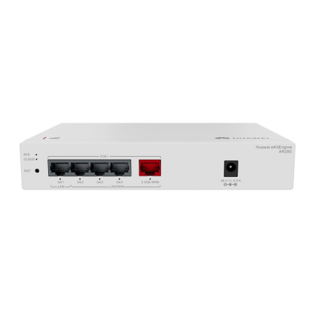 Huawei eKit AR280 Router 1x 2.5G WAN, 4G LAN, 41W PoE+, WAC, VPN, Cloud Managed, Fanless, Desktop