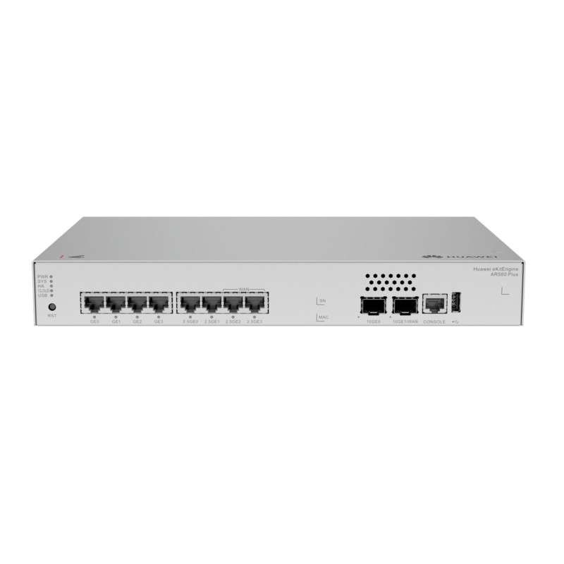 Huawei eKit AR580Plus Gateway 2x 2.5G WAN, 1SFP+, 4G + 2x 2.5G LAN, WAC, Firewall, VPN, Desktop