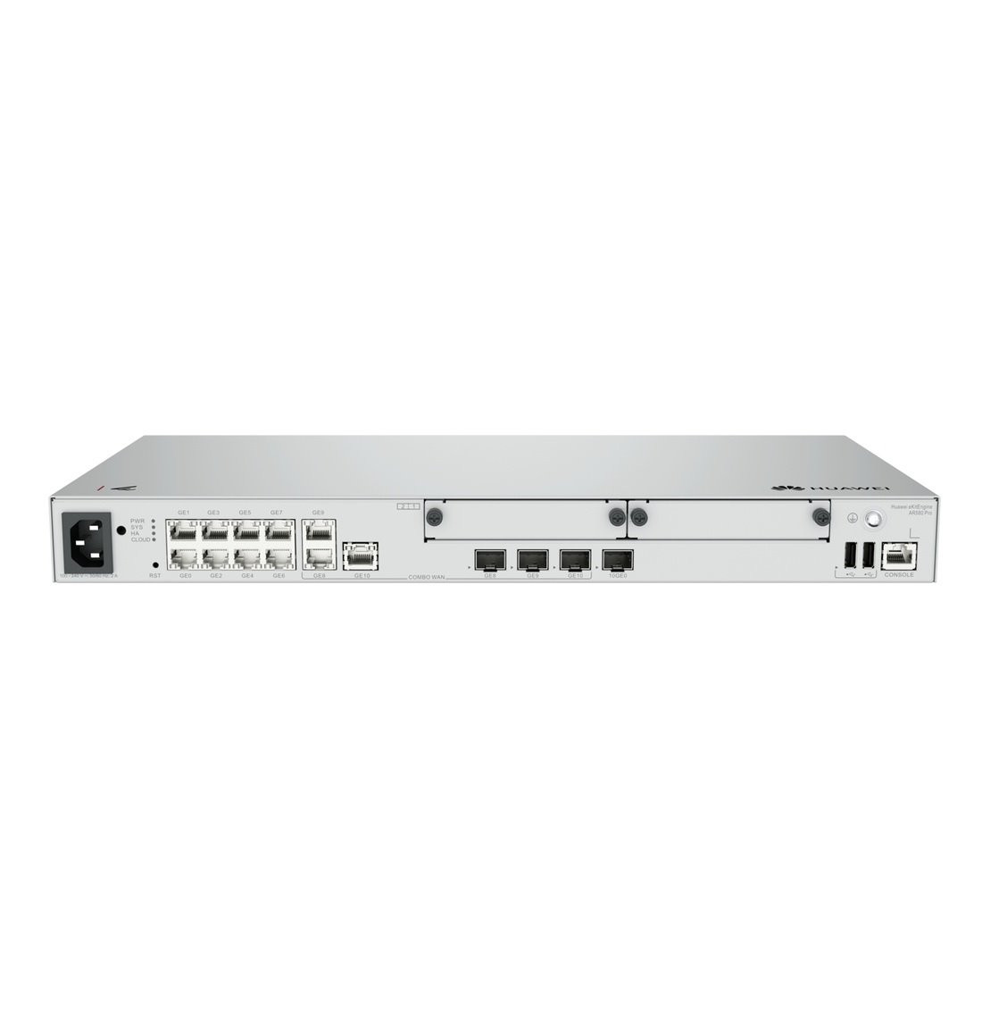Huawei eKit AR580Pro Gateway 3G Combo WAN, 8G LAN, 1SFP+, WAC, Firewall, VPN, Cloud Managed, Rack