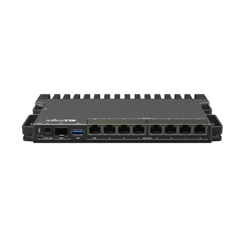 MikroTik RouterBOARD RB5009UPr+S+IN, 7x1G PoE+, 1x2,5G PoE+, 1xUSB 3.0, 1SFP+, L5