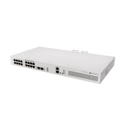MikroTik Cloud Router Switch CRS418-8P-8G-2S+RM, 8x1G, 8x1G PoE+ (150 W), 2SFP+, 1xUSB 3.0, L5, Rack