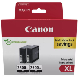 Canon inkoustová náplň PGI-2500XL BK TWIN Color Ink Value Pack