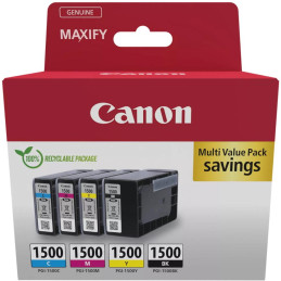 Canon inkoustová náplň PGI-1500 BK/C/M/Y MULTI Ink Value Pack