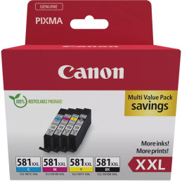 Canon inkoustová náplň CLI-581XXL BK/C/M/Y MULTI  Ink Value Pack