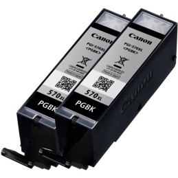 Canon inkoustová náplň PGI-570XL BK TWIN  SEC Pigment černáXL