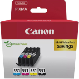 Canon inkoustová náplň CLI-551 C/M/Y/BK  MULTI Ink Value Pack