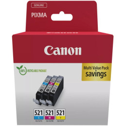 Canon inkoustová náplň CLI-521 C/M/Y  MULTI BJ CARTRIDGE CLI-521 C/M/Y Pack