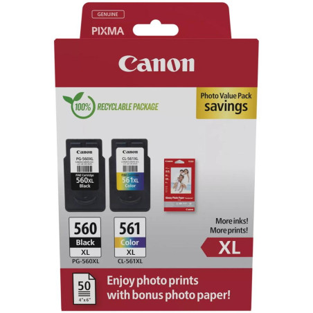 Canon inkoustová náplň CRG PG-560XL/CL-561XL PHOTO VALUE  4x6 (GP-501 50listů)