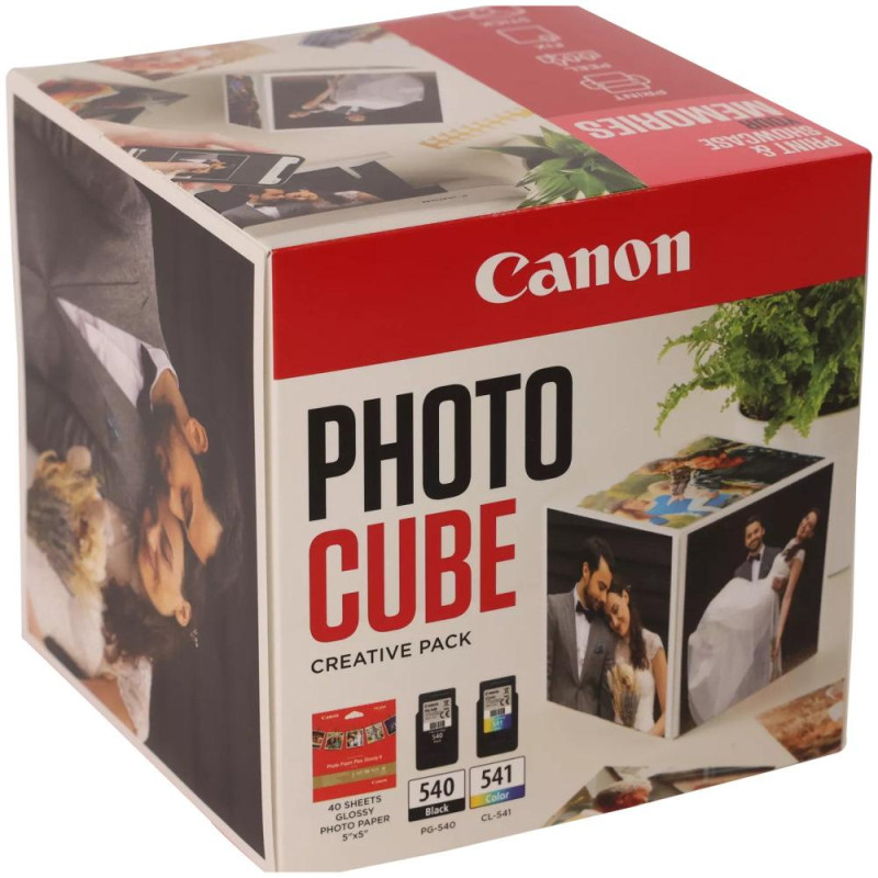 Canon inkoustová náplň PG-540/CL-541 PHOTO CUBE Creative Pack White PINK 5x5 (PP-201 40listů)