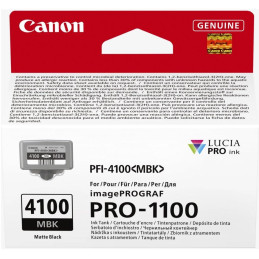 Canon inkoustová náplň INK PFI-4100 MBK Matte černá