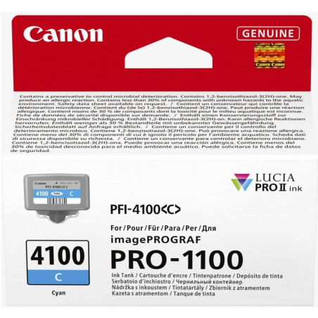 Canon inkoustová náplň INK PFI-4100 C Cyan