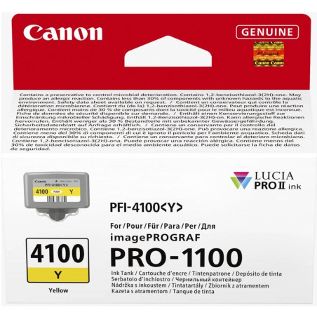 Canon inkoustová náplň INK PFI-4100 Y žlutá